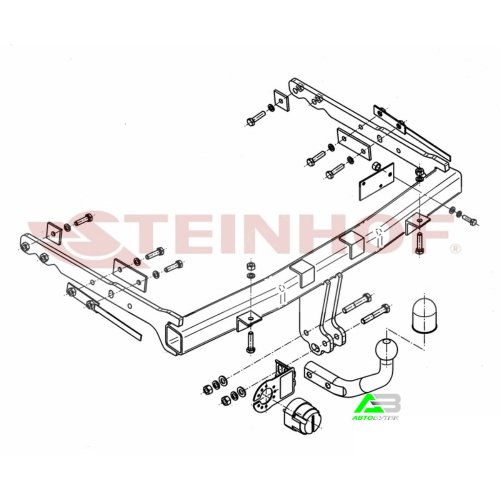 Фаркоп Ford S-MAX I 2006-2010 , арт.F245