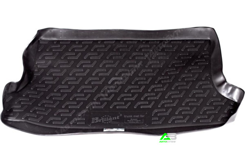 Коврик в багажник Suzuki Grand Vitara 2005-2008 5 дв., пластик, L.Locker, Черный, Арт. 0112020200
