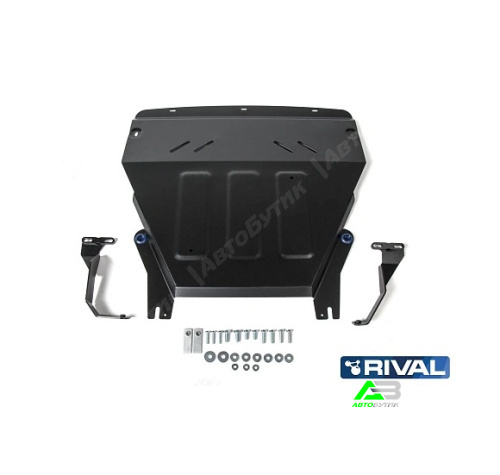 Защита картера двигателя и КПП Rival для Ford EcoSport, Сталь 1,8 мм, арт. 11118701