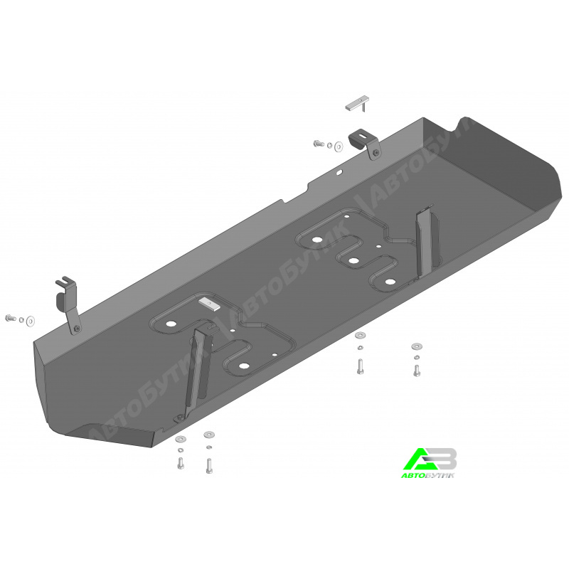 Защита топливного бака Motodor для Tank 300, Сталь 2 мм, арт. 73106