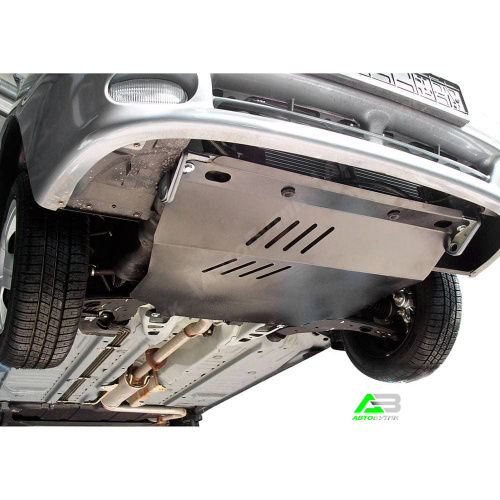 Защита картера двигателя и КПП АвтоБроня для Chevrolet Lanos, Сталь 1,8 мм, арт. 111.01012.1