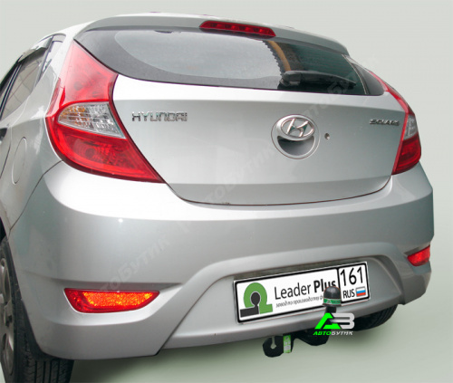 Фаркоп Hyundai Solaris 2010-2014 Седан необходима подрезка бампера LEADER PLUS Арт. H219-A