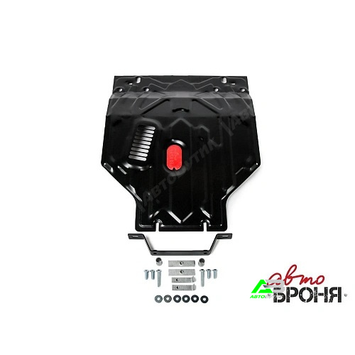 Защита заслонки системы выпуска ОГ АвтоБроня для Daewoo Nexia, Сталь 2 мм, арт. 