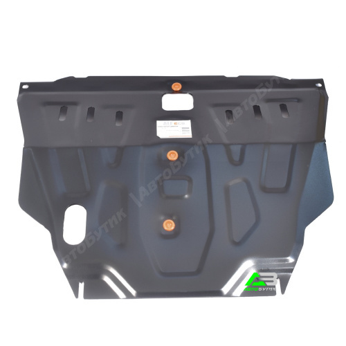 Защита картера двигателя и КПП ALFeco для Nissan X-Trail, Сталь 2 мм, арт. 