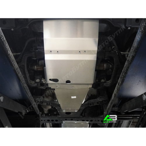 Защита картера двигателя и радиатора TCC для Mercedes-Benz X-Класс, Алюминий 4 мм, арт. ZKTCC00370