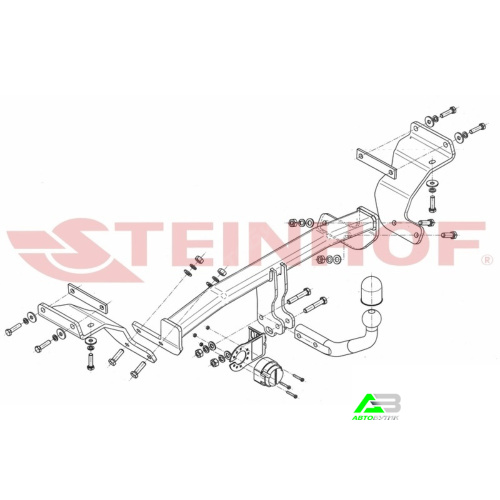 Фаркоп Hyundai i30 (GD) 2011-2015 Универсал Steinhof Арт. K063