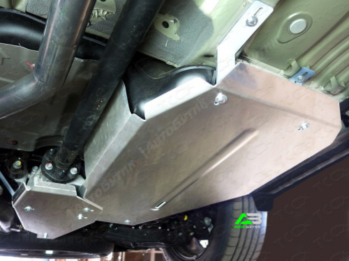 Защита топливного бака TCC для Kia Sorento, Алюминий 4 мм, арт. ZKTCC00134
