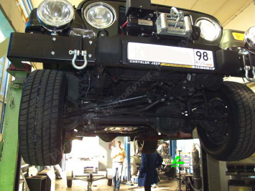 Защита рулевых тяг SHERIFF для Jeep Wrangler, Сталь 2,5 мм, арт. 04.0980