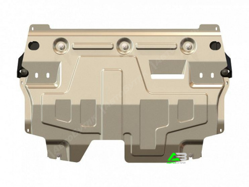 Защита картера двигателя и КПП SHERIFF для SEAT Ibiza, Алюминий 4 мм, арт. 26.2408