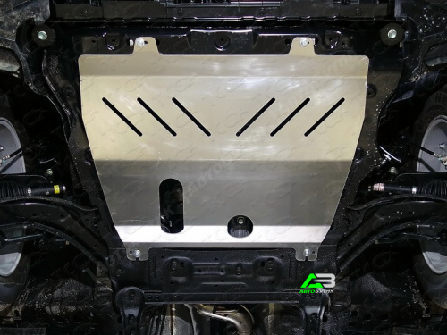 Защита картера двигателя и КПП TCC для Nissan Qashqai, Алюминий 4 мм, арт. ZKTCC00111
