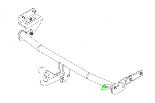 Фаркоп Hyundai Solaris 2010-2014 Седан с снятием бампера, с подрезкой
 AVTOS Арт. HY 32
