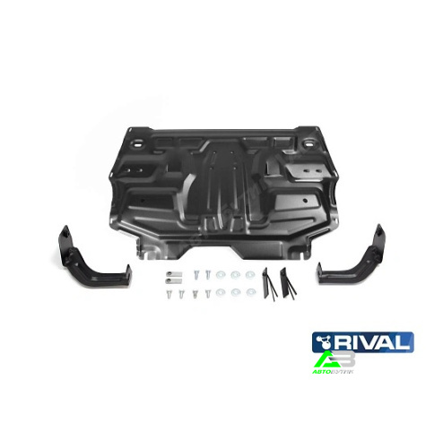 Защита картера двигателя и КПП Rival для SEAT Ibiza, Сталь 1,5 мм, арт. 11158421