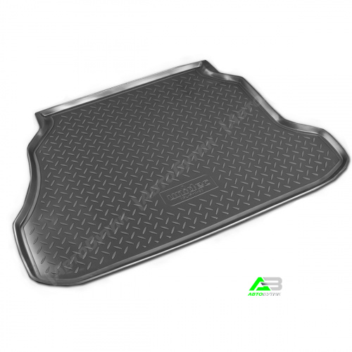 Коврик в багажник Chery Very (A13) 2011-2014, полиуретан Norplast, Черный, Арт. NPLP1180