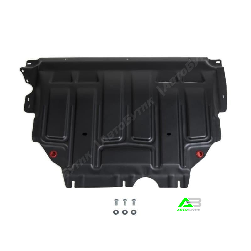 Защита картера двигателя и КПП АвтоБроня для Volkswagen Taos, Сталь 1,8 мм, арт. 111.05127.1