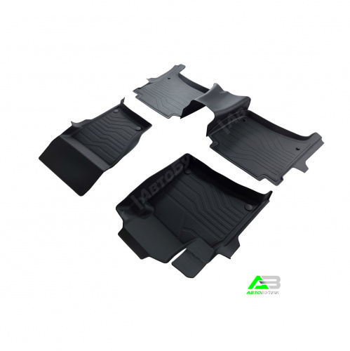 Коврики в салон SRTK Volkswagen Touareg  2010-2014, арт. 3D.VW.TOUAR.4Z.10G.08X16