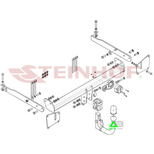 Фаркоп Audi A6 (C8) 2018- Седан Steinhof Арт. A114