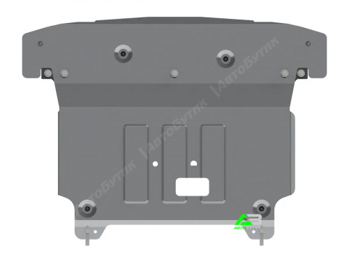 Защита картера двигателя и КПП SHERIFF для Hyundai Santa Fe, Алюминий 4 мм, арт. 10.2555