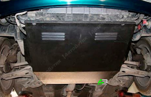 Защита картера двигателя и КПП SHERIFF для Ford Fiesta, Сталь 2 мм, арт. 08.0302